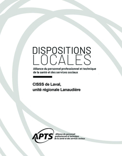 Dispositions locales du CISSS de Laval-Lanaudière Labos Dispositions locales du CISSS de Laval-Lanaudière Labos
