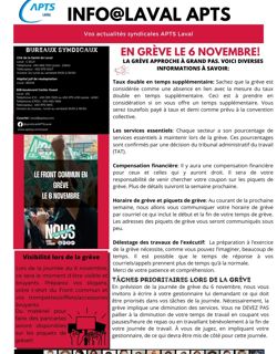 Info@lavalspécial grève