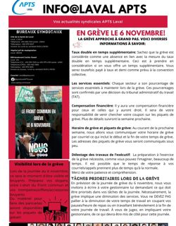 Info@lavalspécial grève Info@lavalspécial grève