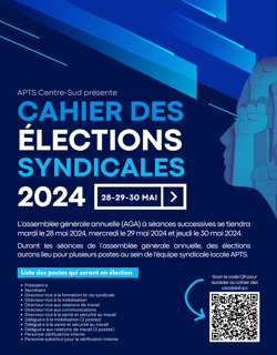 Cahier des élections syndicales 2024