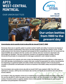 Our Union Battles 5: from 1980 to today