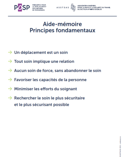 Aide-mémoire: Principes Aide-mémoire: Principes
