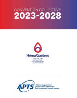 Convention collective d’Héma-Québec