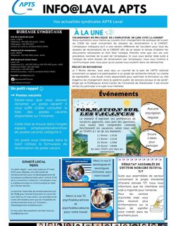 Info@laval numéro 41 Info@laval numéro 41