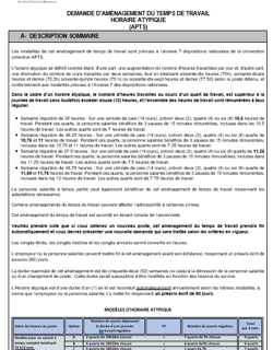Demande Horaire Atypique