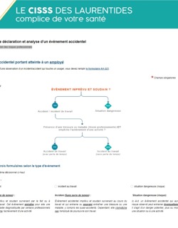 Formulaire de déclaration et analyse d’un événement accidentel