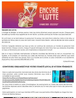 Info@laval spécial 8 mars 2025 Info@laval spécial 8 mars 2025