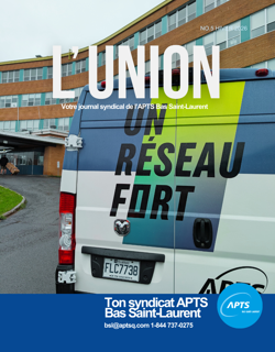 L'Union, journal syndical APTS BSL, No. 5, Hiver 2026