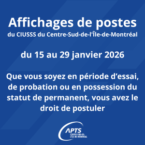 Événement du 15.01.2026 - CIUSSS Centre-Sud-de-l'Île-de-Montréal