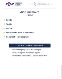 Aide-mémoire: Prise