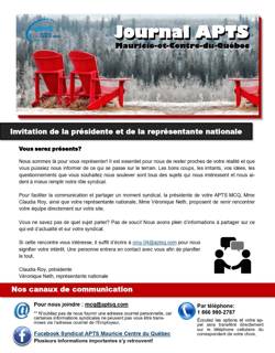 Journal APTS MCQ - Février 2026